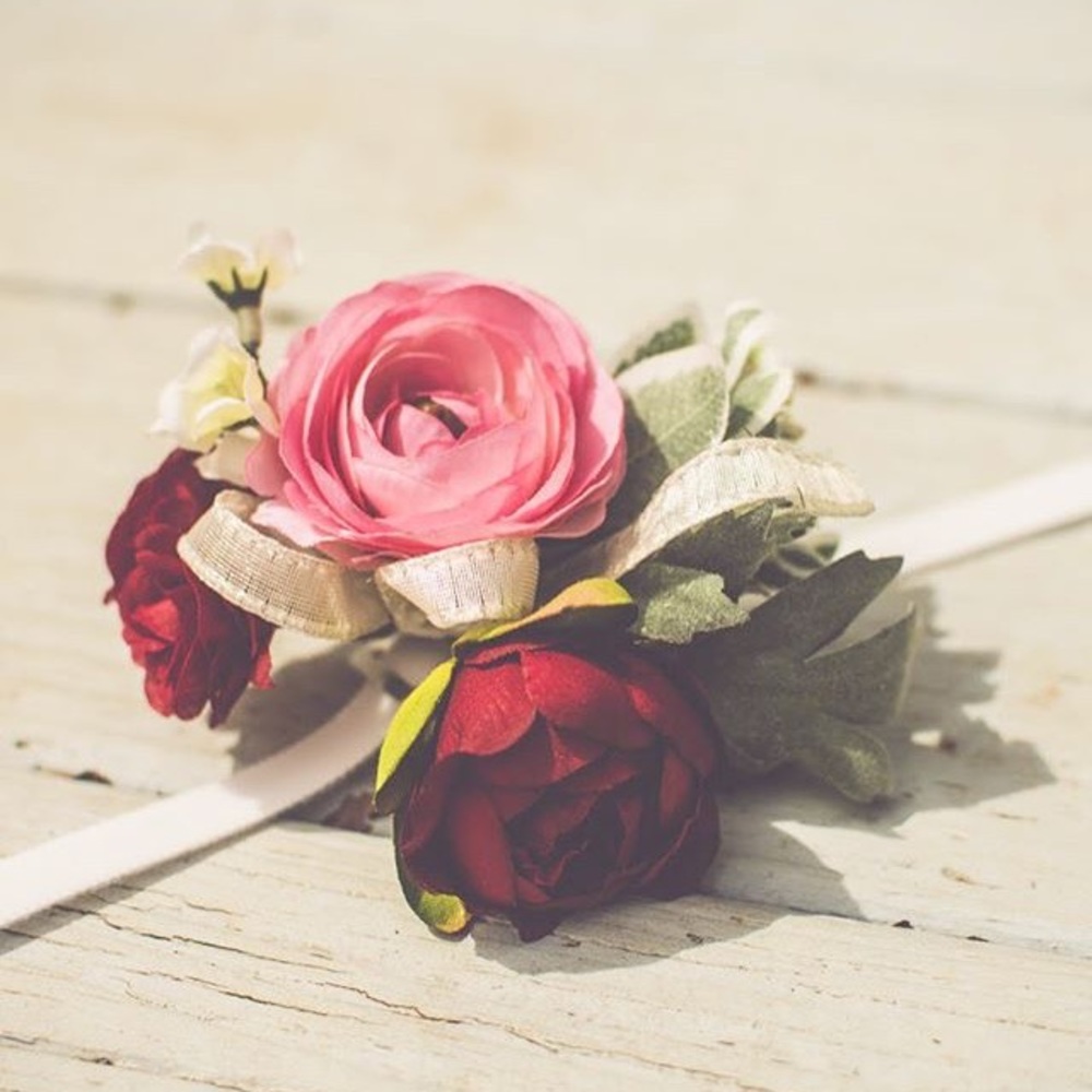 Hand made corsage and boutonnières !